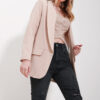 Trend Alaçatı Stili Women's Beige Shawl Collar Lined Jacket