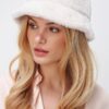 Trend Alaçatı Stili Women's Ecru Bucket Hat
