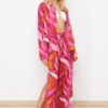 Trendyol Abstract Patterned Woven Shirt Trousers Beach Suit