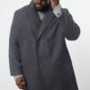 Trendyol Anthracite Men's Regular Fit Winter Cashmere Plus Size