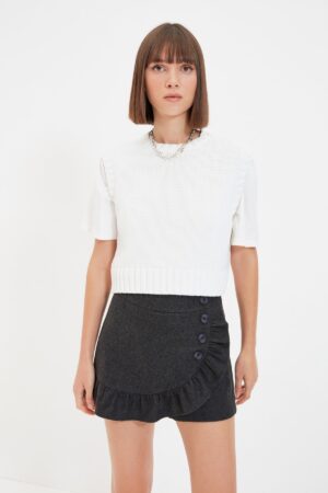 Trendyol Anthracite Plaid Shorts & Bermuda