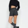 Trendyol Anthracite Regular Fit Woven Shorts