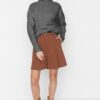Trendyol Anthracite Wide Pattern Soft Texture Basic Knitwear Sweater