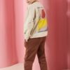 Trendyol Beige Boy Printed Knitted Bottom-Top Set