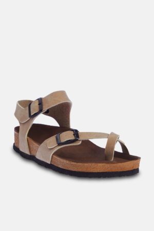 Trendyol Beige Women's Sandals with Toe Strap