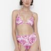 Trendyol Bikini Bottom - Pink - Tie-dye print