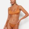 Trendyol Bikini alsó - Barna - Egyszerű