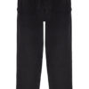 Trendyol Black 100% Cotton Regular Fit Elastic Waist Jeans Wide Jeans