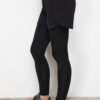 Trendyol Black 2-Layer Shorts Detailed Full Length Knitted Sports Leggings