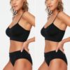 Trendyol Black 2 Pack Seamless Hipster Knitted Panties