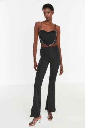 Trendyol Black Accessory Detailed Blouse Trendyol Black Accessory Detailed Blouse