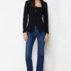 Trendyol Black Bolero Detail Woven Blazer Jacket