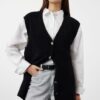 Trendyol Black Boucle Yarn Soft Knitwear Sweater Vest