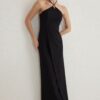 Trendyol Black Bow Accessory Detail Woven Maxi Elegant Evening Dress & Graduation Dress