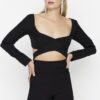 Trendyol Black Bustier