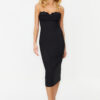 Trendyol Black Fitted Woven Dress