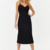 Trendyol Black Fitted Woven Elegant Evening Dress