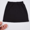 Trendyol Black Girl Seasonal-Thin Waist Elastic Plain Cotton Knitted School Skirt