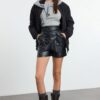 Trendyol Black High Waist Belted Mini Shorts & Bermuda