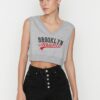 Trendyol Black High Waist Denim Shorts With Buttons