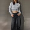 Trendyol Black High Waist Extra Wide Leg Palazzo Jeans