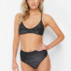 Trendyol Black High Waist Hipster Bikini Bottom