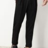 Trendyol Black Italian Cut Pleated Classic Double Leg Fabric Trousers