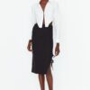 Trendyol Black Lace Detailed Skirt