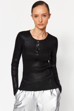 Trendyol Black Leaf kötöttáru pulóver Trendyol Black Leaf kötöttáru pulóver