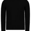 Trendyol Black Men's Fitted Cotton Slim Fit Crew Neck Basic Sweater