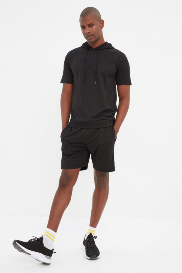 Trendyol Black Men's Regular/Regular Fit Hooded