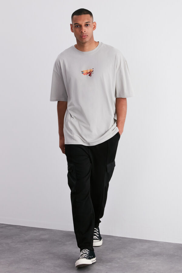 Trendyol Black Oversize/Wide Cut Cargo Pocket Elastic Leg Sweatpants