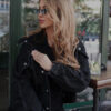 Trendyol Black Oversized Denim Jacket