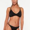 Trendyol Black Piping Regular Leg Bikini Bottom