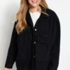 Trendyol Black Pocket részletesen túlméretezett farmerdzseki