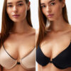 Trendyol Black-Skin Polyamide Double-Sided Wearable Rope Strap Covered Knitted Bra
