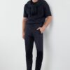 Trendyol Black Slim/Slim Fit Zipper Pocket Sports Sweatpants