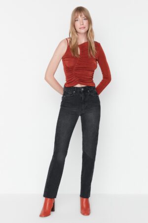 Trendyol Black Split