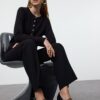 Trendyol Black Thick Chain Pointed Toe Women's Classic Heeled Shoes