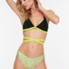 Trendyol Black Tie Detailed Bikini Top