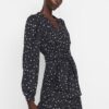 Trendyol Black Tie Detailed Woven Dress