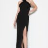 Trendyol Black Woven Long Evening Evening Dress