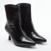 Trendyol Black Zipper Detailed Pointed Toe Thin Heel Women's Boots