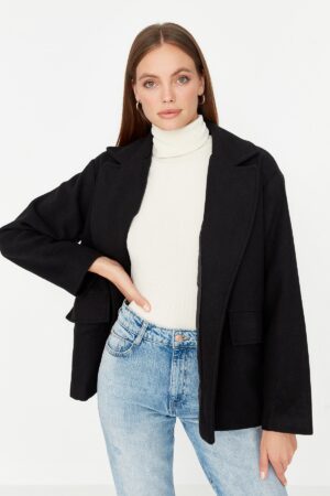 Trendyol Black széles szabású