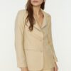 Trendyol Blazer - Gray - Regular fit
