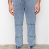 Trendyol Blue Comfortable Pattern Stitching Detailed Jogger Jeans Denim Trousers