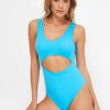 Trendyol Blue Cut Out részletes fürdőruha
