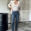 Trendyol Blue High Waist Skinny Jeans