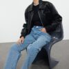 Trendyol Blue High Waist Wide Leg Jeans