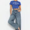 Trendyol Blue Low Waist Skater Jeans